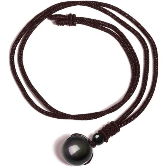 Healing Crystals Necklace Natural Tiger Eye Amethyst Lucky Blessing Protection - Picture 4 of 7